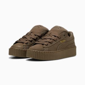 Flipped High Top Sneakers Creeper Phatty Earth Tone Big Kids' Sneakers, Totally Taupe-Cheap Jmksport Jordan Outlet Gold-Warm White, extralarge